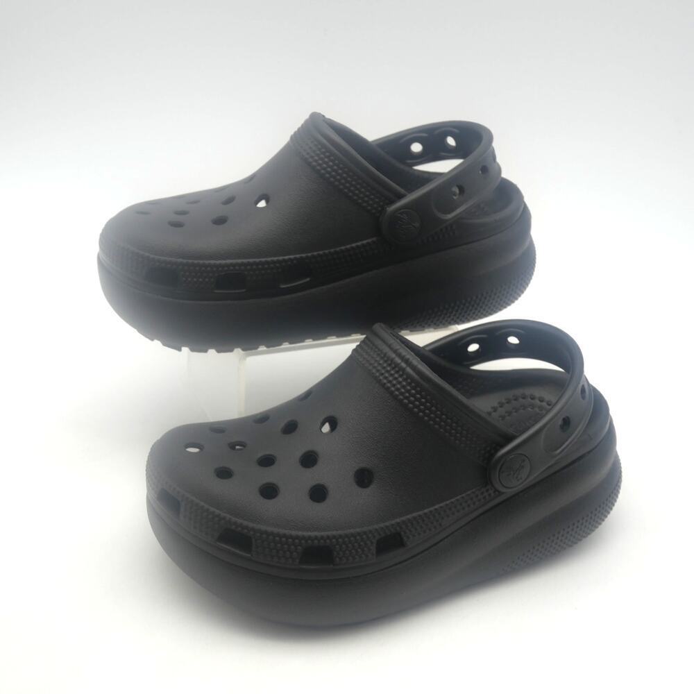 NEW Crocs Cutie Crush BLACK  Children's Kid's Boys Girls Size 12 C12 - Picture 2 of 11